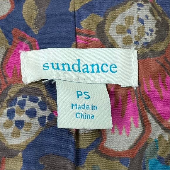 Sundance Blazer Womens Small Petite Brown Blue Houndstooth Wool Blend Preppy - Picture 9 of 11